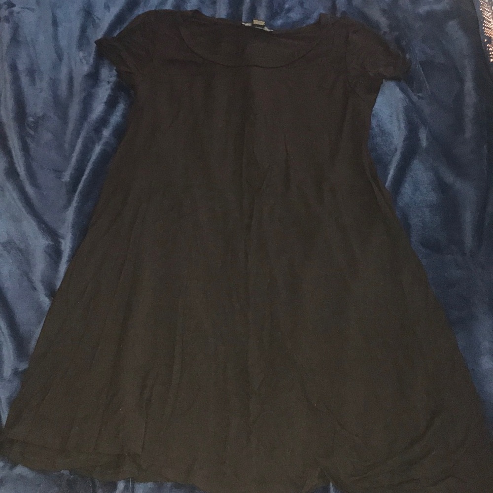 Basic Black T-shirt Dress